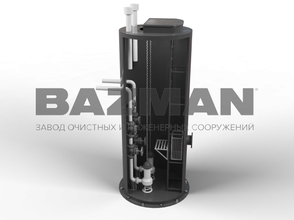 КНС с мокрым колодцем